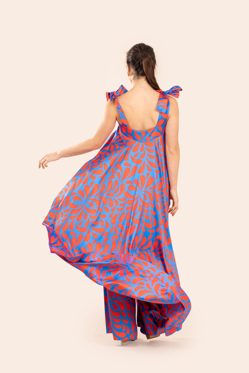 Set Andrea Azul con Rojo