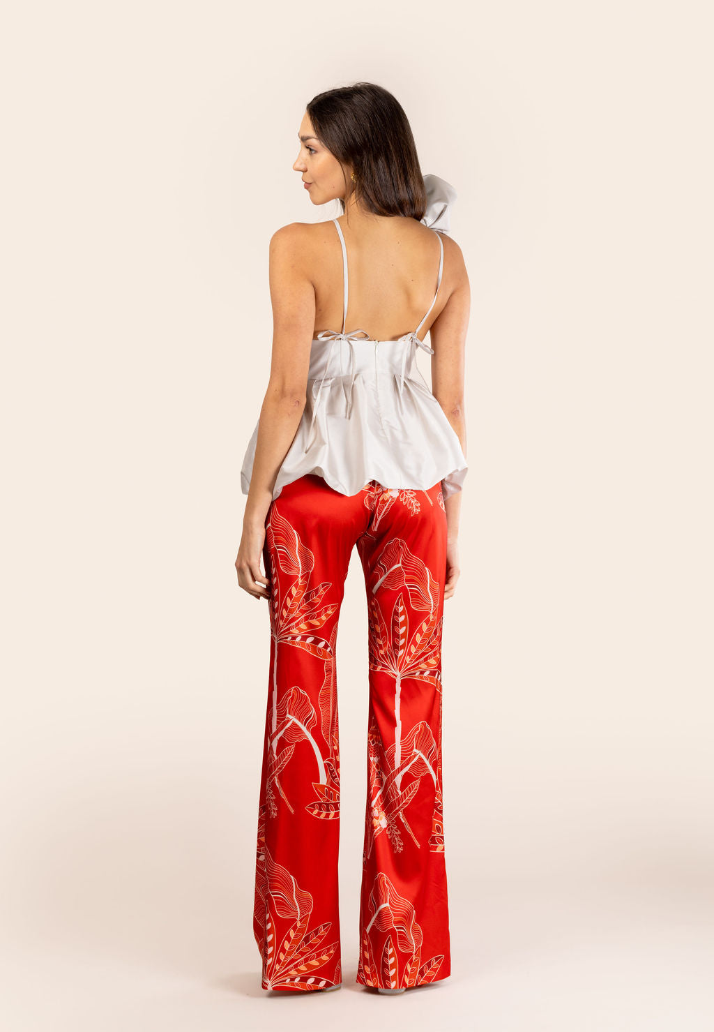 Pantalones Mercedes Naranja Tropical