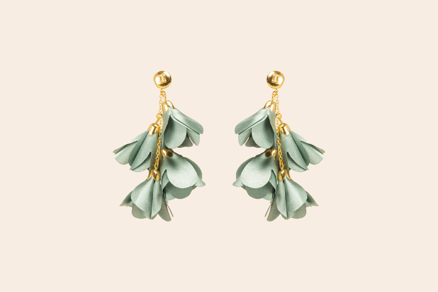 Aretes Flores Colgantes