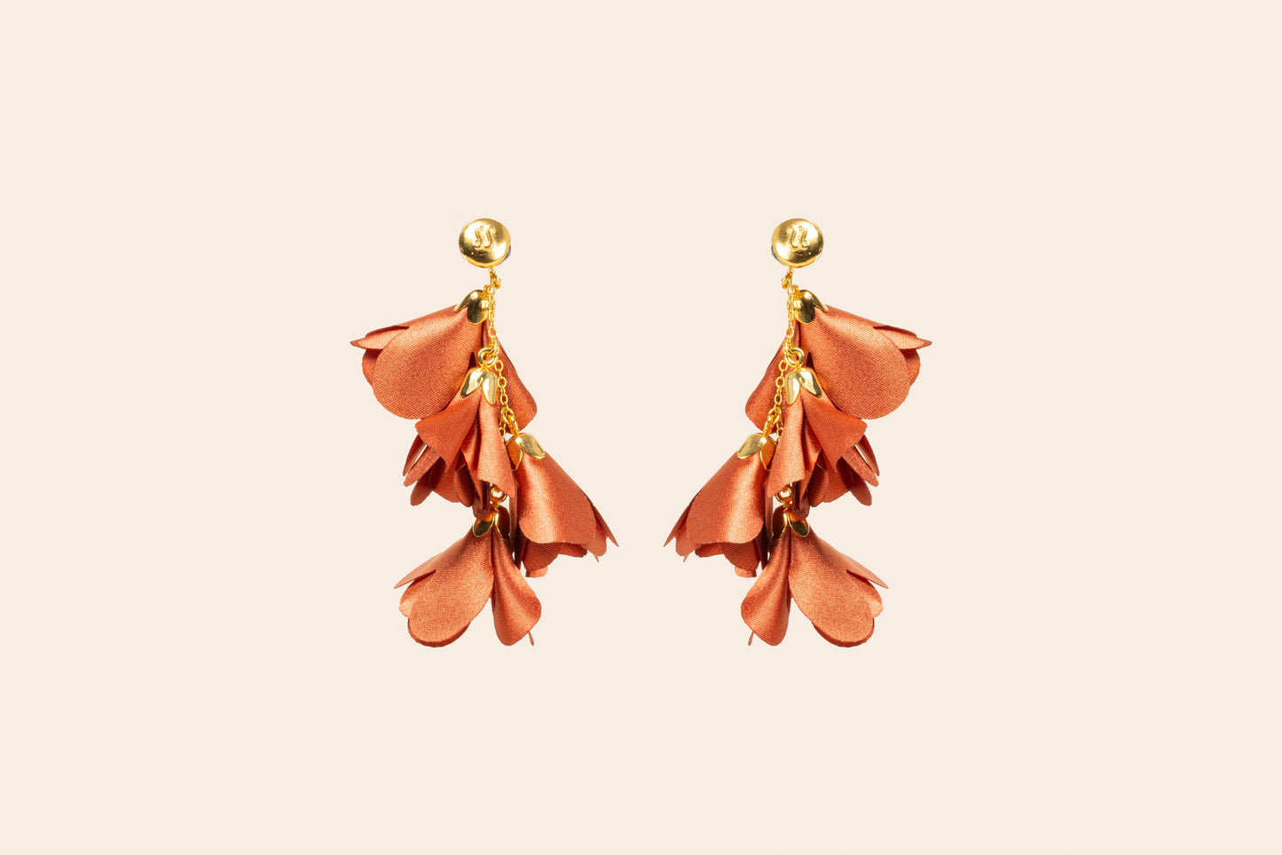 Aretes Flores Colgantes