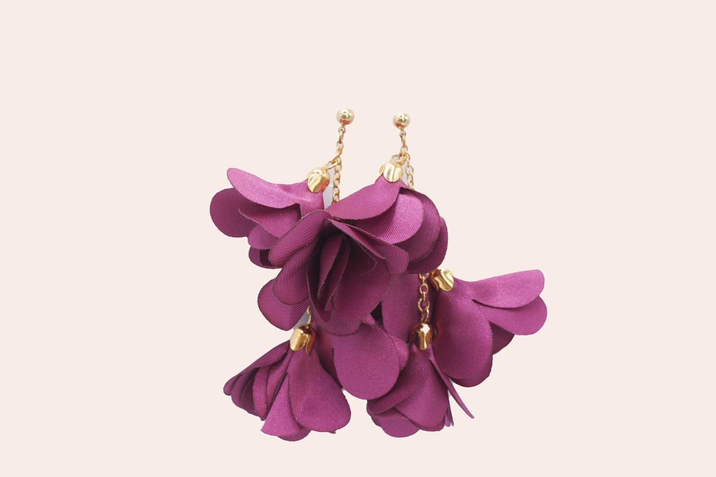 Aretes Flores Colgantes