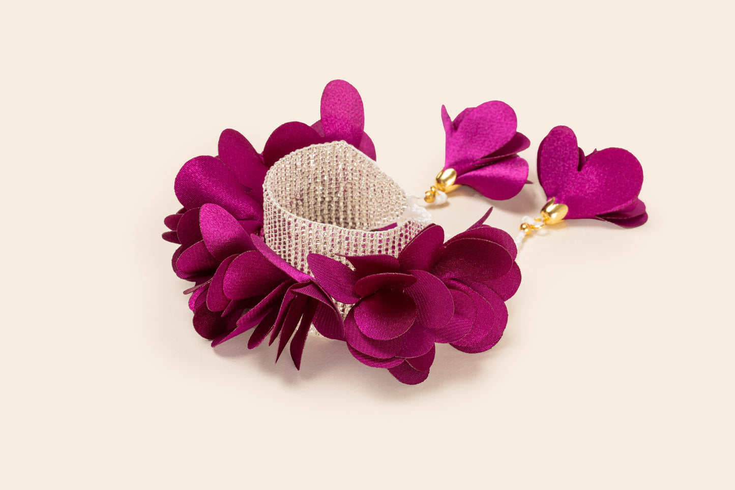 PULSERA DE FLORES