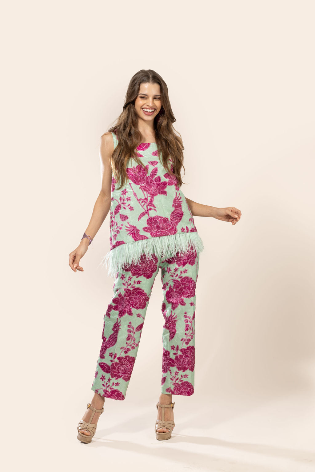 Set Samantha Menta con Magenta