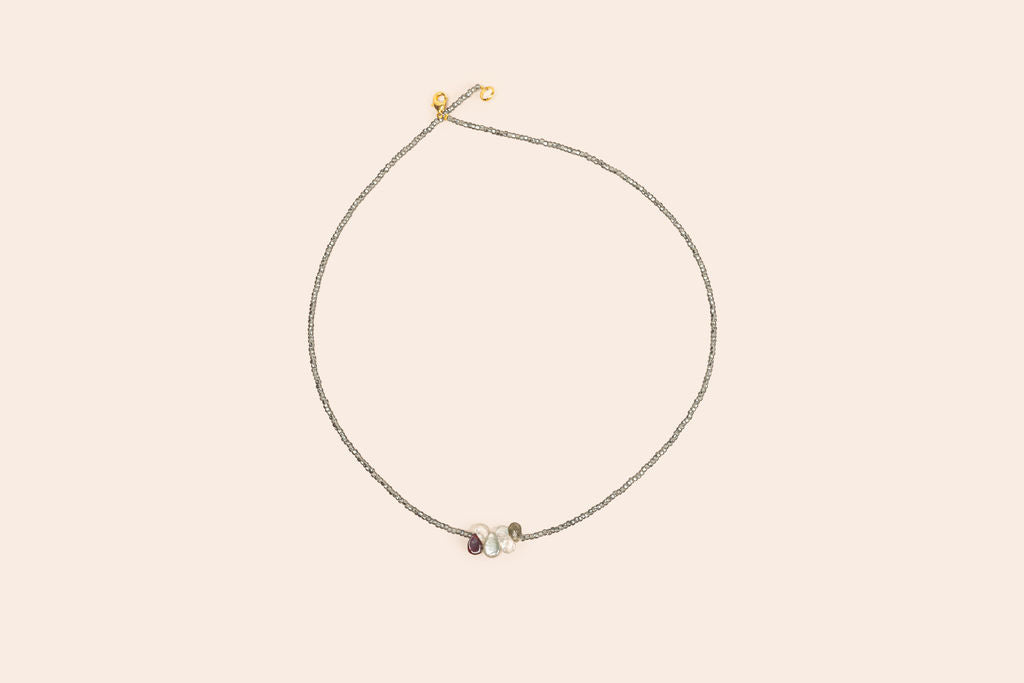 Collar de Chakira con Piedras Naturales