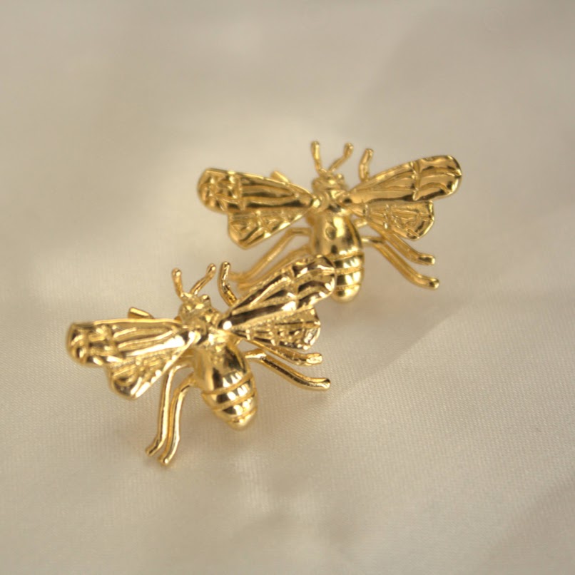 Aretes Broquel de Abeja