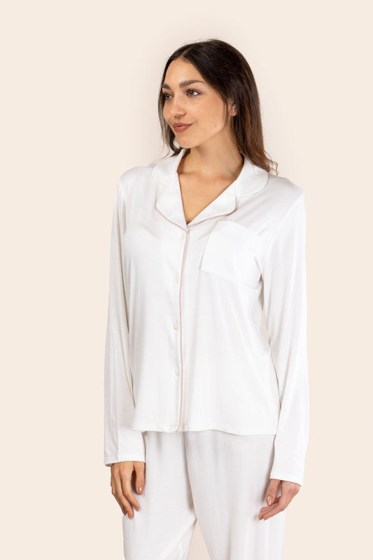 Pijama Pantalon Blanco