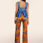 Pantalones Mercedes Cobre con Palmeras