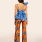 Pantalones Mercedes Cobre con Palmeras