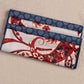 Set de 4 Individuales y 4 Servilletas Marino y Rojo