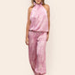 Pantalones Plizados Rosa