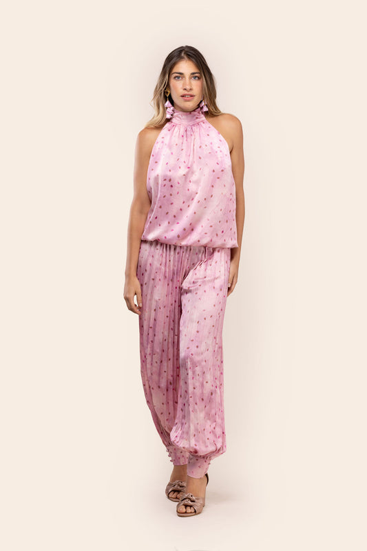 Blusa Halter Rosa