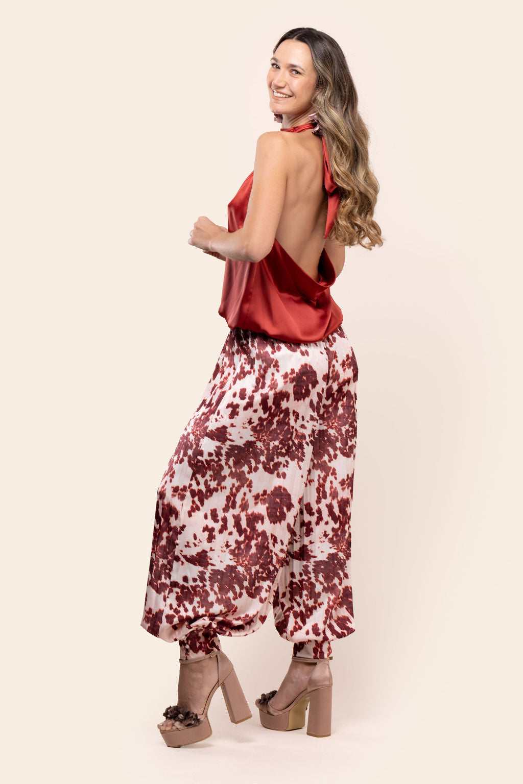 Blusa Halter Roja