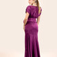 Vestido Silvina Morado
