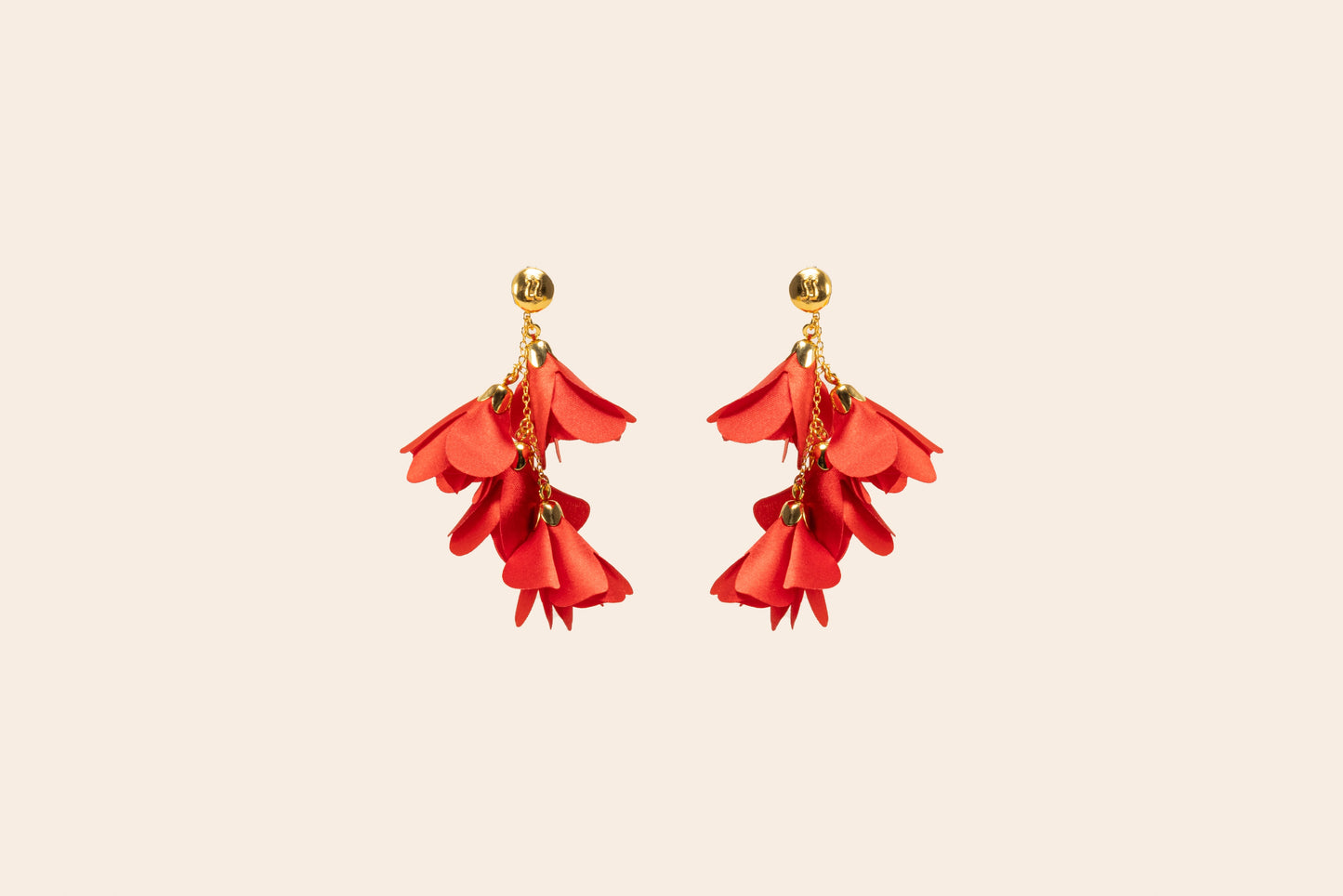 Aretes Flores Colgantes