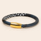PULSERA IMAN GRANDE CON SEDA