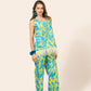 Set Samantha Azul con Amarillo