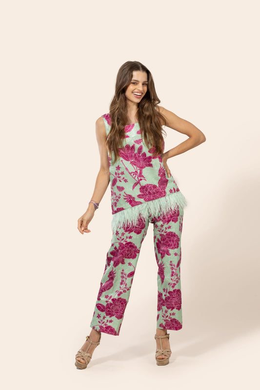 Set Samantha Menta con Magenta