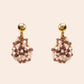Aretes Tejidos con Cristales