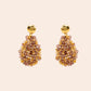 Aretes Tejidos con Cristales