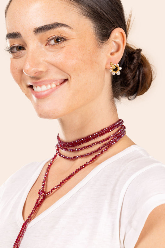 Collar Corbatero Rojo