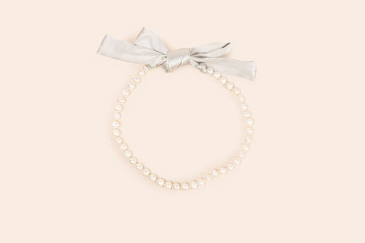 Collar de Perlas con Seda