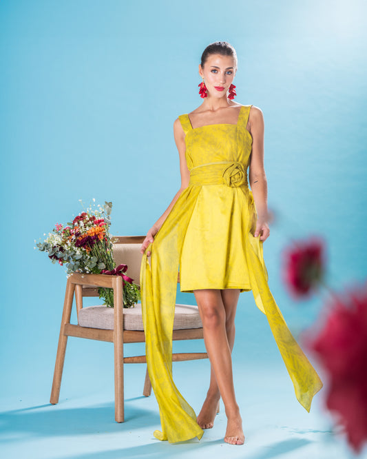 Vestido Luisa Verde Limón