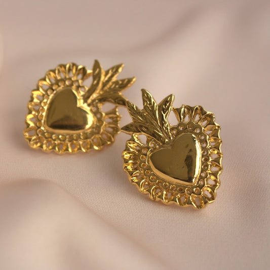 Aretes Corazón Mexicano